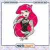 Mermaid Tattoo Pink svg, Ariel Mermaid svg, disney princess svg