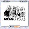 Mean Ghouls svg, Monochrome woman Skull svg, skull girl svg