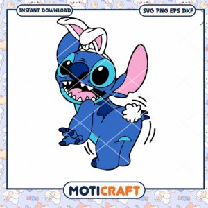 Easter Stitch svg, Easter Bunny svg, happy Easter day svg