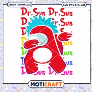 Dr Seuss Among Us Thing Svg, Dr Seuss svg, Among Us Thing Svg