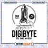 Digibyte To The Moon spaceship silhouette svg, DGB logo svg 2 Digibyte To The Moon spaceship silhouette svg, DGB logo svg