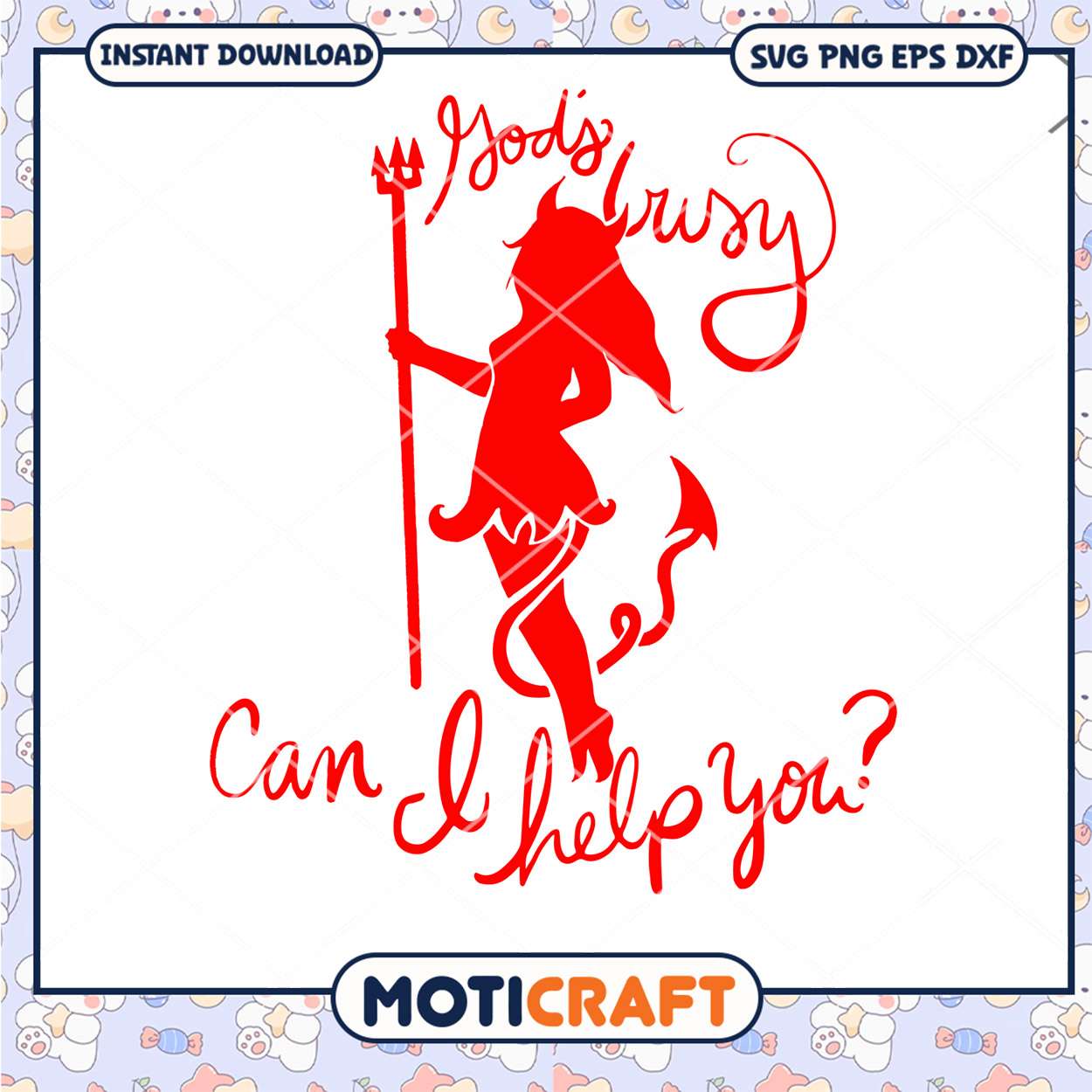 Devil Rodj Busy Can I Help You Svg, Devil silhouette Svg Devil Rodj Busy Can I Help You Svg, Devil silhouette Svg