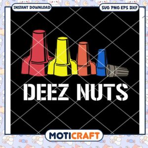 Deez Nuts Electrician Svg, Funny Electrician Humor Engineer Svg