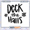 Deck the Halls Svg, Merry Christmas Svg, snow falling Svg 2 Deck the Halls Svg, Merry Christmas Svg, snow falling Svg