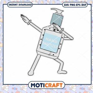 Dabbing Hand Sanitizer Medium Bottle svg, Hand Sanitizer svg