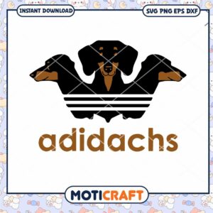 Dachshund Adidachs Svg, Adidas logo Svg, corgi dog svg