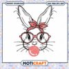 Cute Bunny Rabbit With Bandana Glasses Bubblegum svg, bunny svg 1 Cute Bunny Rabbit With Bandana Glasses Bubblegum svg, bunny svg
