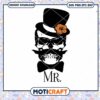Couples Mr Skull Svg, Funny Skull Svg, skeleton skull svg