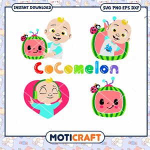 Cocomelon Kids Svg, Cocomenlon cartoon Svg, Cartoon Svg