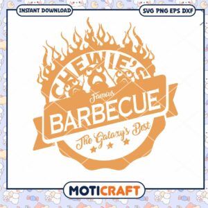 Chewie's Famous Barbecue The Galaxy's Best Svg, Chewie's BBQ Svg