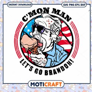 C mon Man Lets Go Brandon Svg
