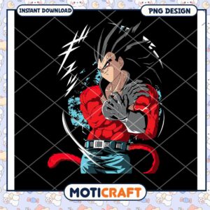 Super Saiyan 4 Gogeta PNG Design