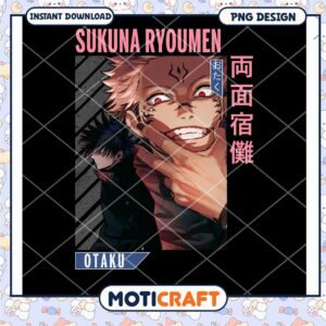 Sukuna Ryomen PNG Anime Design
