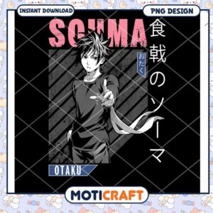 Souma Yukihira PNG Anime Design