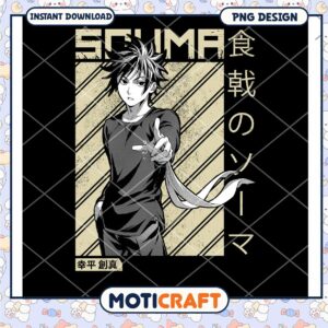 Soma Yukihira Food Wars PNG Design