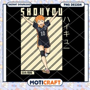 Shoyo Hinata Haikyuu PNG Design