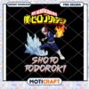 Shoto Todoroki PNG My Hero Academia