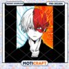 Shoto Todoroki PNG Design Instant Download