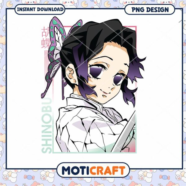 Shinobu PNG Demon Slayer Anime Art