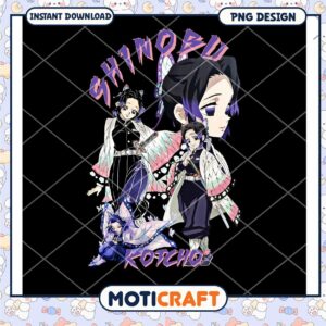Shinobu Kocho PNG Design Demon Slayer