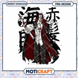 Shanks One Piece PNG Design