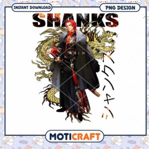 Shanks Dragon PNG Design Instant Download
