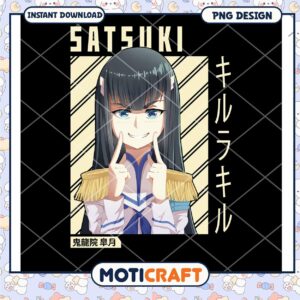 Satsuki Kiryuu PNG Anime Design