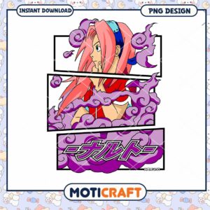 Sakura Haruno PNG Anime Manga Design