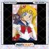 Sailor Moon and Cat PNG Instant Download for Fans and Collectors