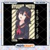 Ryuko Matoi PNG Anime Girl Sublimation Design