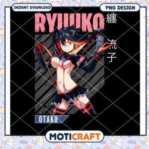 Ryuko Matoi PNG Anime Design