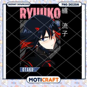 Ryuko Matoi PNG Anime Girl Design