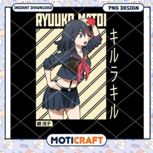 Ryuko Matoi PNG Anime Design Download