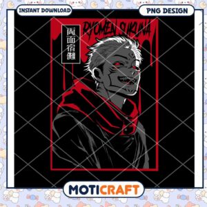 Ryomen Sukuna PNG Design