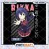 Rika PNG Anime Girl Instant Download
