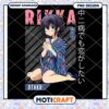 Rikka Takanashi PNG Anime Sublimation Design