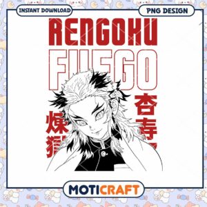 Rengoku Kyojuro PNG Design