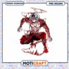 Red Demon PNG Design, Instant Download