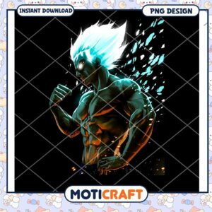 Powerful Superhero PNG Design for Instant Download Art