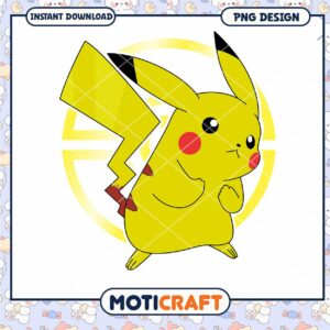 Pikachu PNG Cute Cartoon Design