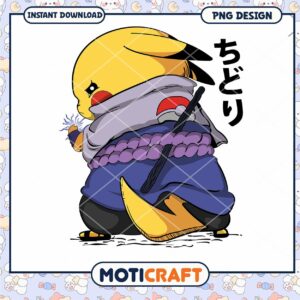 Pikachu Ninja PNG Design