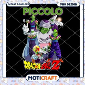 Piccolo Dragon Ball Z PNG Design