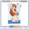 Option 1 (Focus on character) Nami One Piece Bikini PNG Design