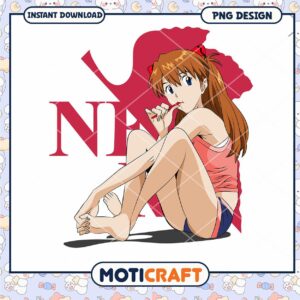 Option 1 (Focus on character)  Asuka Langley PNG Anime Girl Download