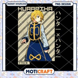 Kurta Kurapika PNG Anime Design