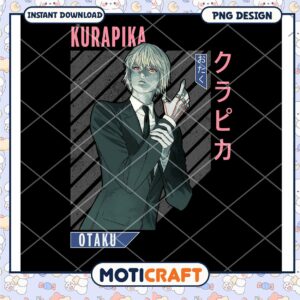 Kurapika PNG Design Anime Sublimation