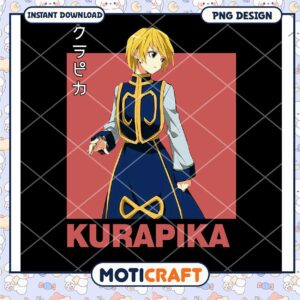 Kurapika PNG Anime Design