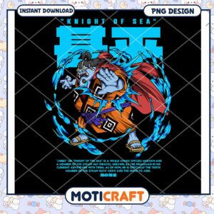 Knight of Sea Whale Shark Character PNG Instant Download Art