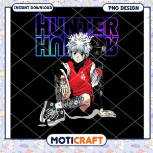 Killua Zoldyck PNG Sublimation Design