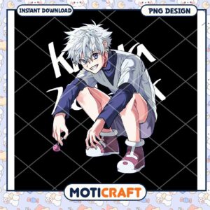 Killua Zoldyck PNG Design